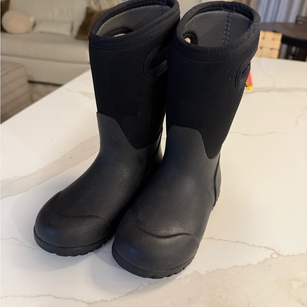 Bogs Kids Black Rain Boots